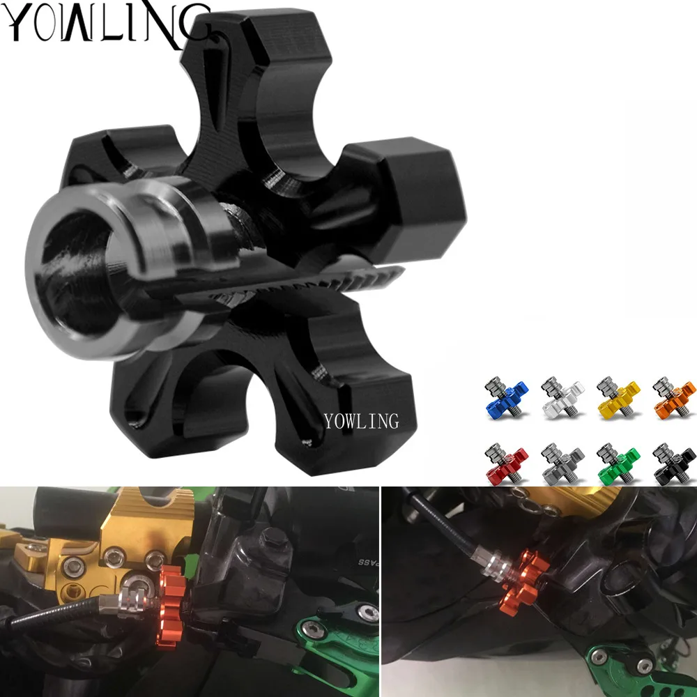 Per Honda Hornet 600 700 900 Nc700X Abs Vtr 1000 Sp-1 Sp-2 Universale Del Motociclo Di Alluminio Di Cnc Freni Frizione Cavo Di Filo Regolatore