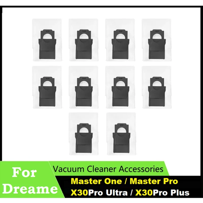 Sacchetto Della Polvere Da 10 Pezzi Per Dreame Master One/Master Pro / X30Pro Ultra X30Pro Plus Robot Aspirapolvere Parti Sacchetto Della Spazzatura