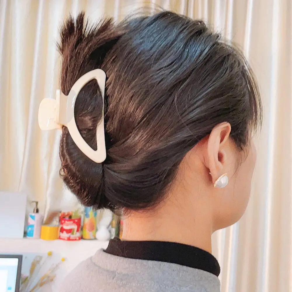 Coreano Vintage Hollow Disk Hair Sectored Bathing Clips Grab Clips Supporto Per Coda Di Cavallo Hair Grab Hair Claws
