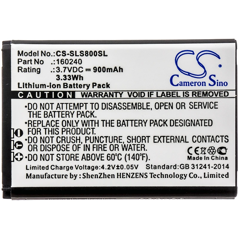 Batteria Cs 900Mah Per Cuffie Da Gioco Wireless Steelseries 160240 H 61298Rx Siberia 800 Siberia 840 Arctis Pro Wireless