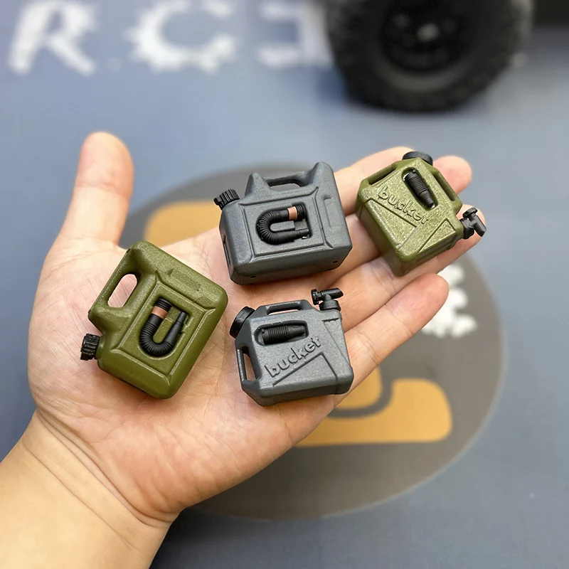 Barile Di Olio Simulato E Secchio Per 1/10 Crawler Drift Car Traxxas Trx4 Defender 1/14 Tamiya Rc Truck Scania 770S Man Benz Car