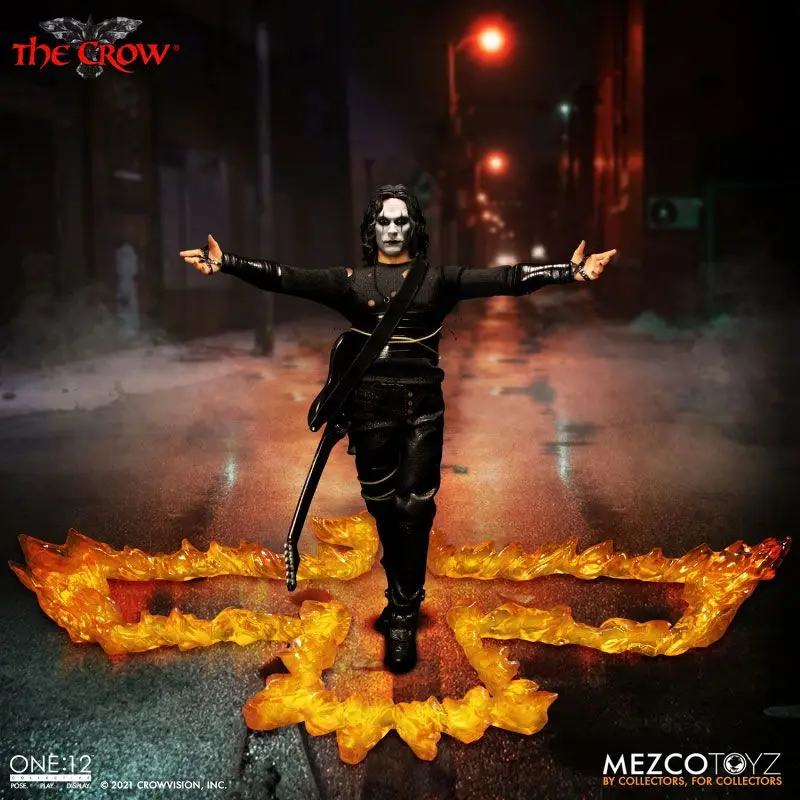 In Magazzino Originale Mezco One:12 Collective / The Crow: Eric Draven 1/12 Action Figure Model Toys Gifts