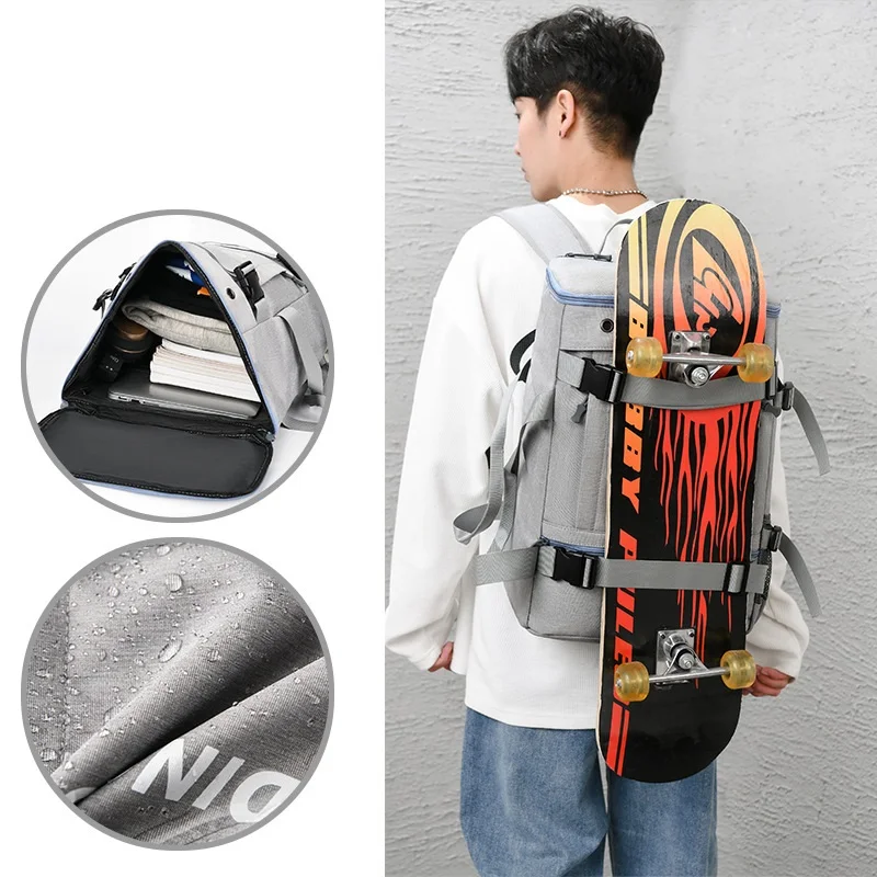 Skateboard Bagpack College Student School Bags For Women Skills Ski Shooting Back Pack Travel Mochilas Para Mujer Sacoche Homme