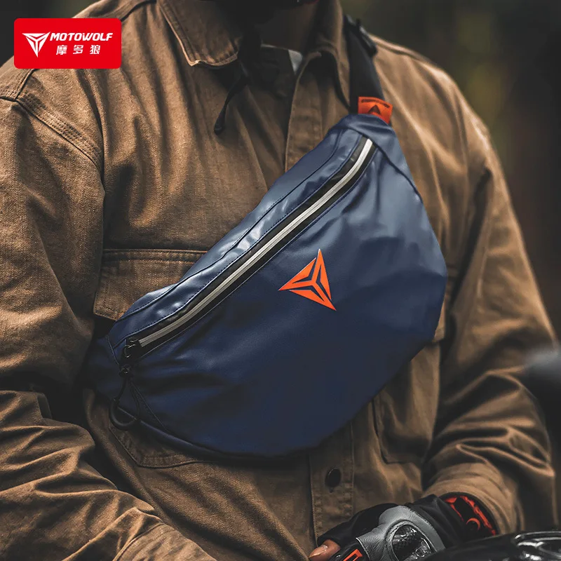 Moto Rider Marsupio Petto Borsa A Tracolla Antipioggia Accessori Sacoche Moto Bolsa Borsa Taschen Mochila Motociclista