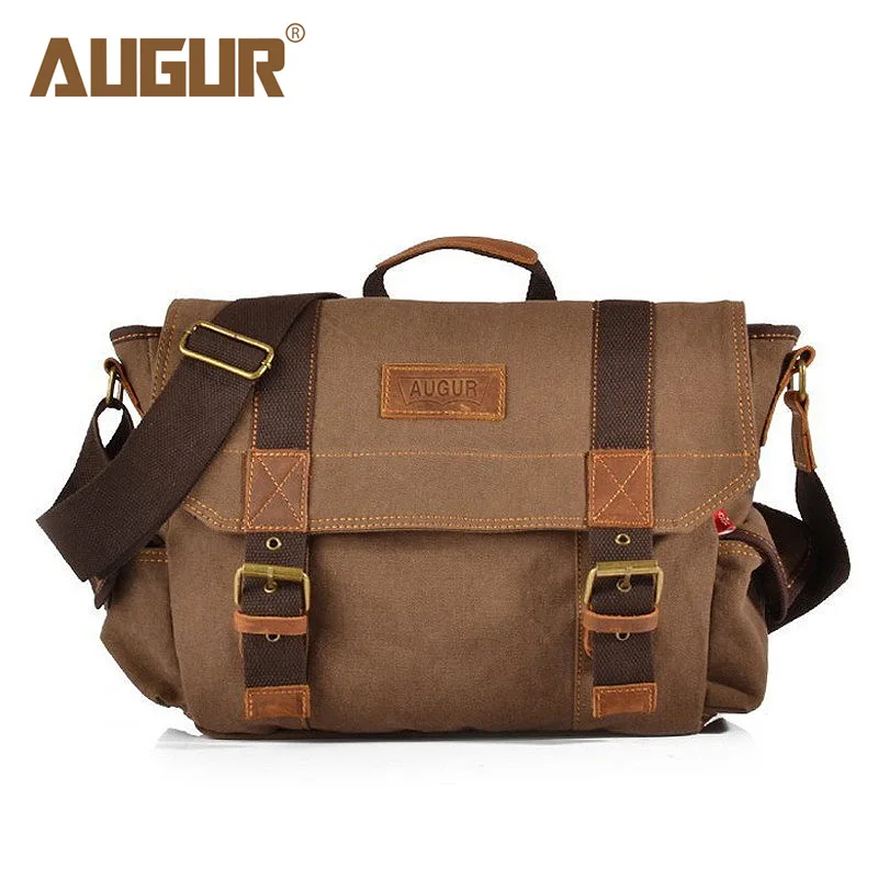 New Vintage Crossbody Bags For Men Canvas Sacoche Homme Briefcase Travel Bolsa Masculina Satchel Bandolera Hombre Messenger Bag