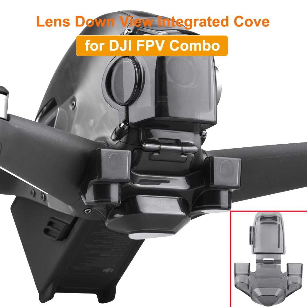 Per Dji Fpv Combo Drone Lens Down View Integrated Cove Camera Lens Cap Gimbal Camera Mount Holder Accessorio Protettivo