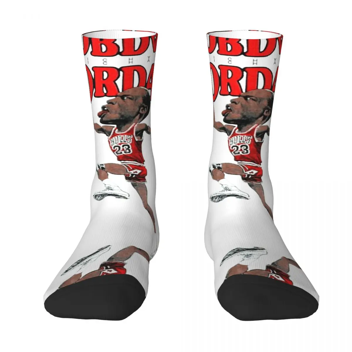 Flying Michapeler E Jordans Chicago 23 Basket Stars Bulls 57 Calze Elastiche Calze Grafiche Nerd