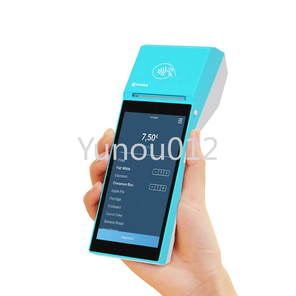 Sistema Pos Scangle Sp01 Con Nfc Per Sumup 5.5 Pollici Bt Wifi Terminale Pos Android Pdas Pos Palmare Con Lettore Nfc