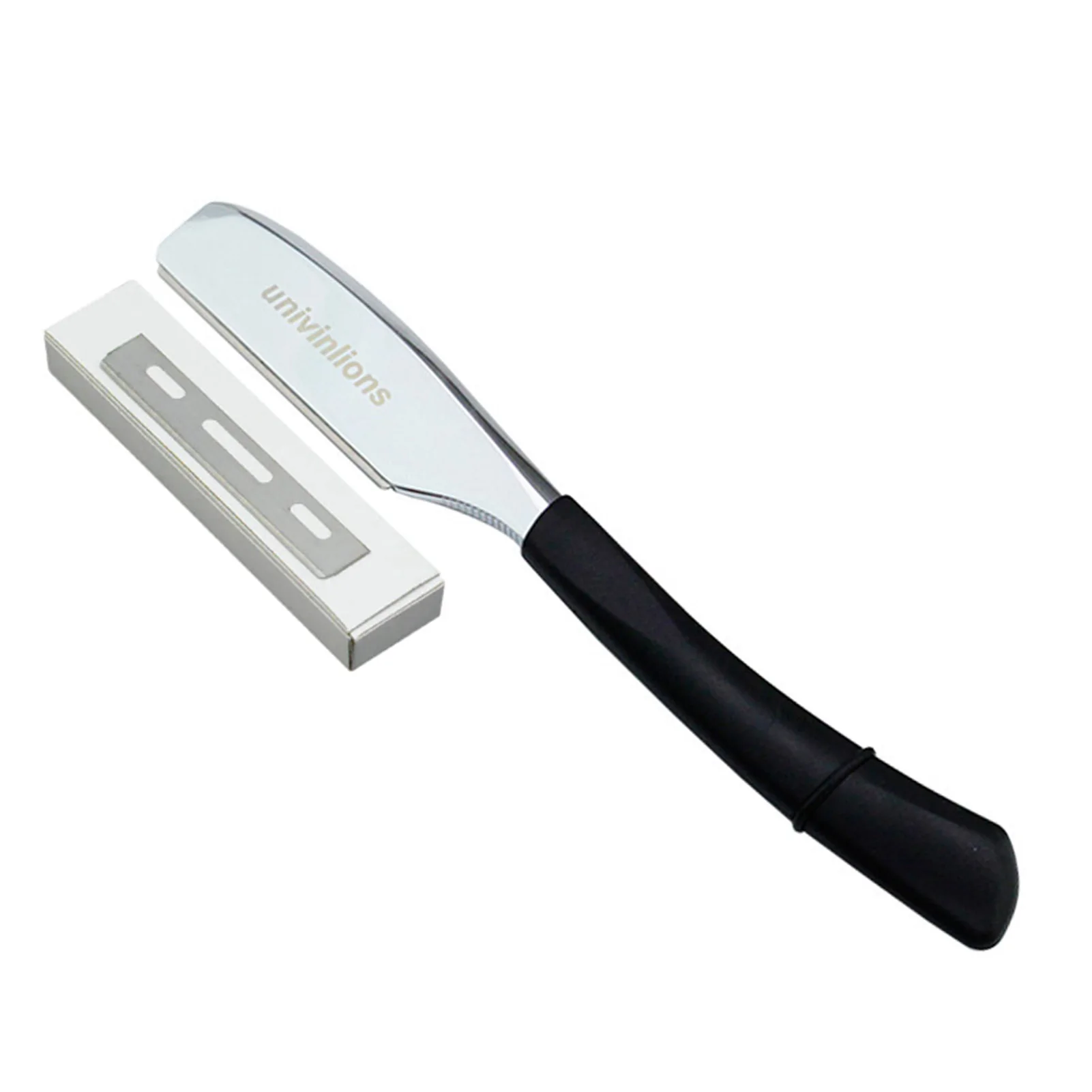 6 "Univinlions Oro Argento 10 Lame Rasoio Dritto Bastone Per Uomo Donna Barbiere Coltello Da Barba Primavera Barba Viso Ascellare Corpo