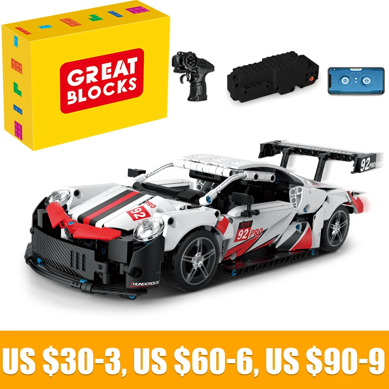 Tecnico Super Racing Car Moter Power App Telecomando K96124 Mattoni Building Blocks Moc Toys For Kids Gift Sets Assemblaggio