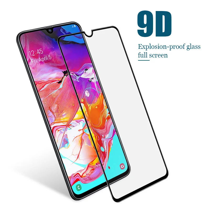 Pellicola Salvaschermo Per Samsung A7 A3 Vetro Protettivo Per Samsung Galaxy A9 A8 Plus A7 A6 Plus Pellicola Hd Con Copertura Fulll