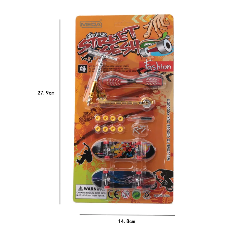 Pattini Da Dito Finger Scooter Finger Skateboard Bike Indoor Home Toys Per Tech Deck Ramp Venue Combination Set Bambini