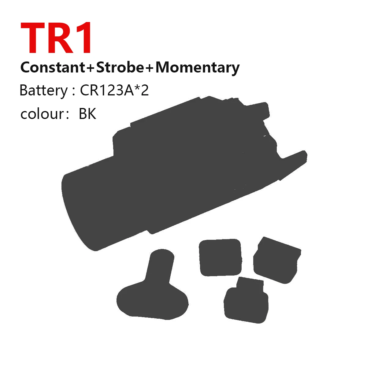 Tactical Tr8 Tr7 Tr1 Tr3 Tr4 22Lr X300 Airsoft Arma Light Scout Red Laser Sight Rifle Pistol 1911 Glock Torcia Stroboscopica