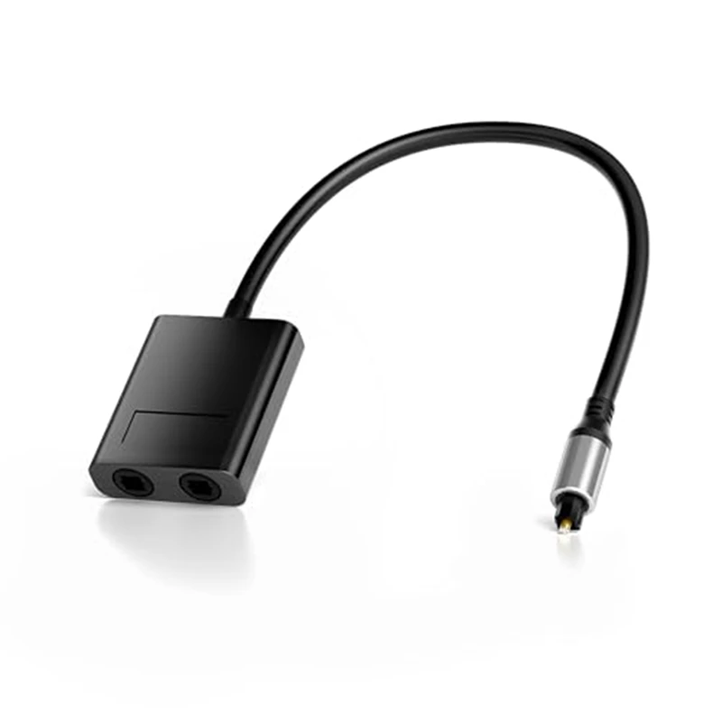 Splitter Audio In Fibra Ottica 1 In 2 Out Supporto Lpcm2.0, Dolby Digital,Dts 5.1 Per Lettore Dvd/Cd