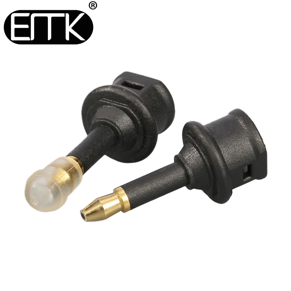 Emk 2Pcs Toslink A Mini Adattatore Toslink M/F Connettori Per Cavi Audio Ottici Da 3.5Mm Per Tv Box