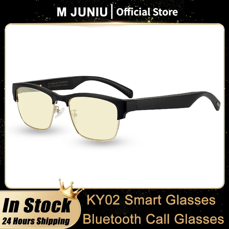 Ky Smart Glasses Wireless Bluetooth Call Audio Occhiali Chiamate In Vivavoce Controllo Musicale Audio Occhiali Sportivi Cuffie Wireless