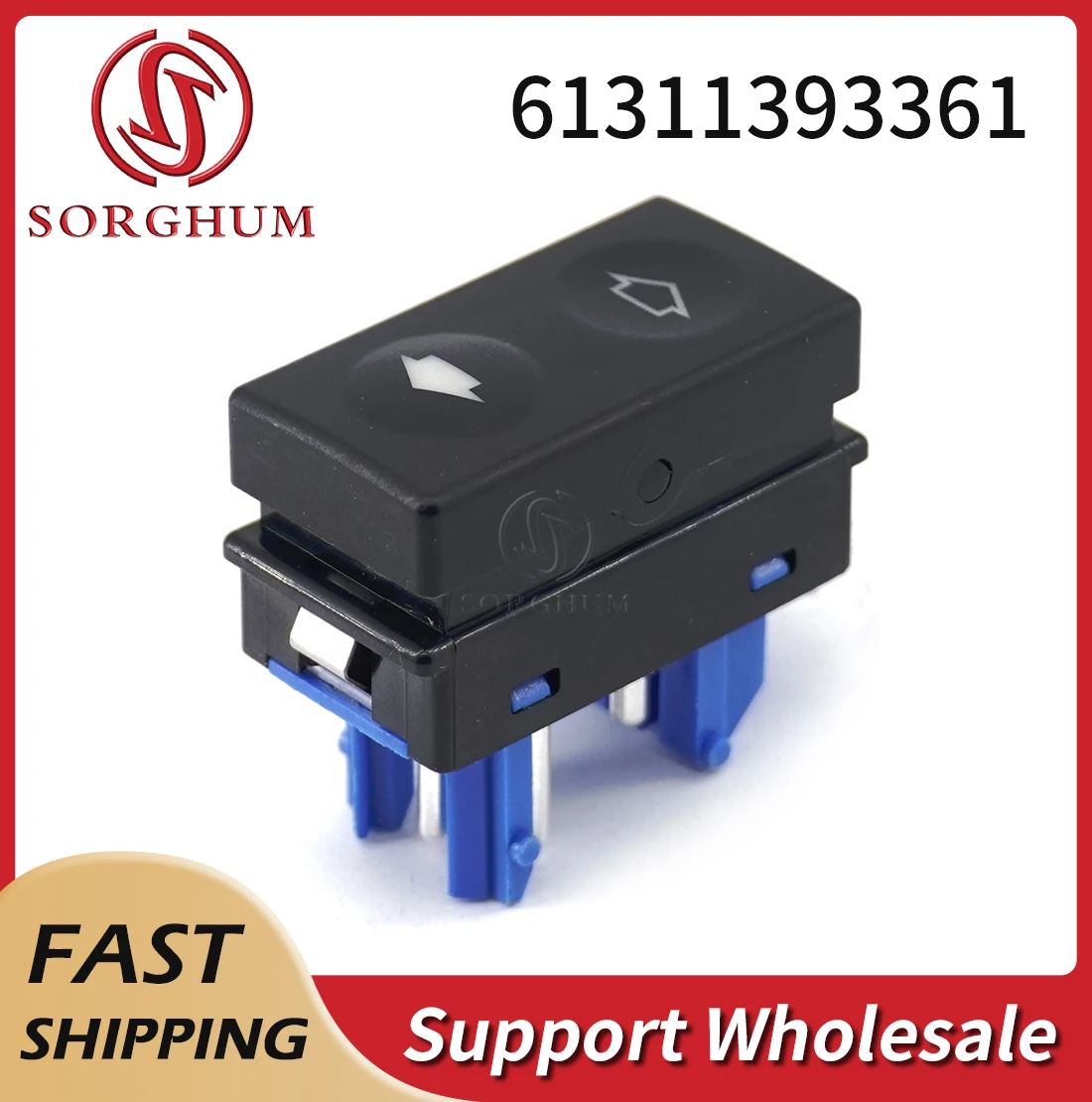 Sorgo 61311393361 Blue Base Car Auto Power Window Control Switch Pulsante Di Sollevamento Principale Per Bmw E36 3 Series 318Is 328I M3 Z3