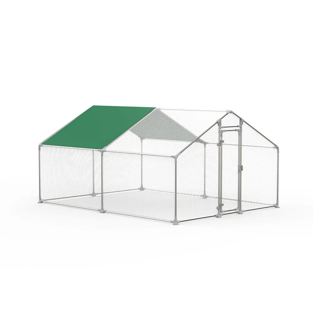 Pollaio Run For Chicken With Cover Outdoor Portable Chicken Tractor Cage Enclosure Crate Outdoor Per Piccoli Animali Duck Ra