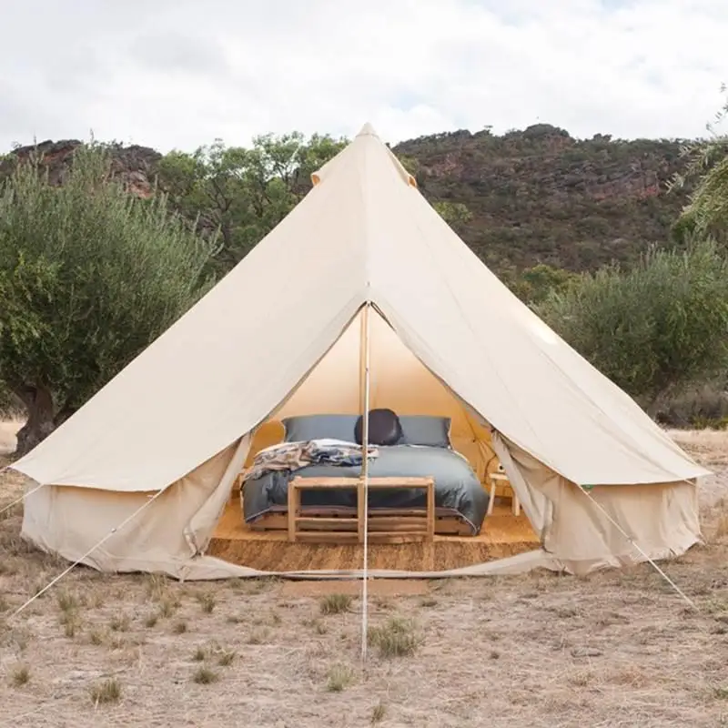 Tende A Campana Glamping In Tela Da Campeggio All'Aperto Di Lusso 4M