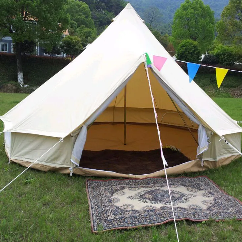 Copertura Glamping Sun Shelter Bell Beach Ombrello Impermeabile Parasole Picnic Sun Shelter Garden Tente De Plage Attrezzature Da Campeggio
