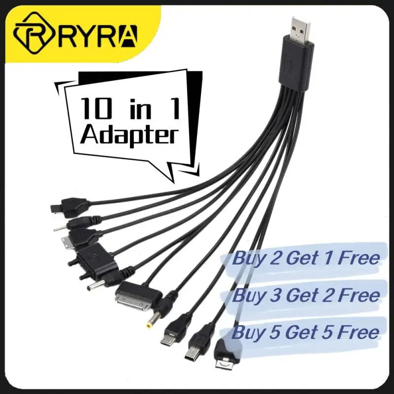 Ryra 1-10Pcs 10 In 1 Micro Usb Multi Charger Cavi Usb Per Telefoni Cellulari Cavo Per Telefono Cellulare Tablet Xiaomi Oneplus Samsung