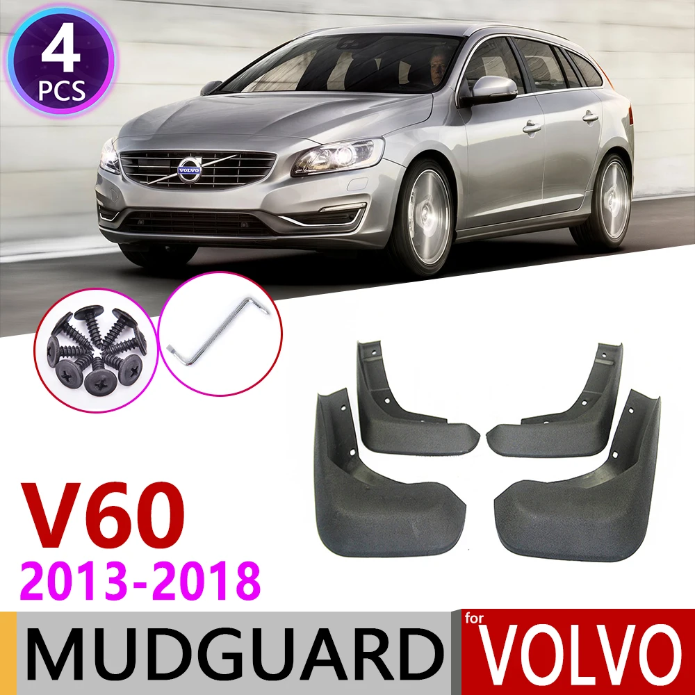 Auto Paraspruzzi Per Volvo V60 Cross Country 2013 ~ 2018 Parafango Guard Mud Flap Splash Flaps Parafanghi Accessori 2014 2015 2016 2017