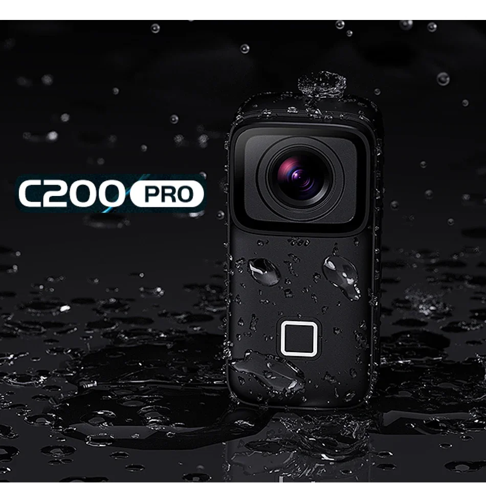 4K Con 1.3In Touch Control Screen Action Sports Camera C200 Pro Wifi Videocamera Anti-Vibrazione Impermeabile 360 Go Pro Camera