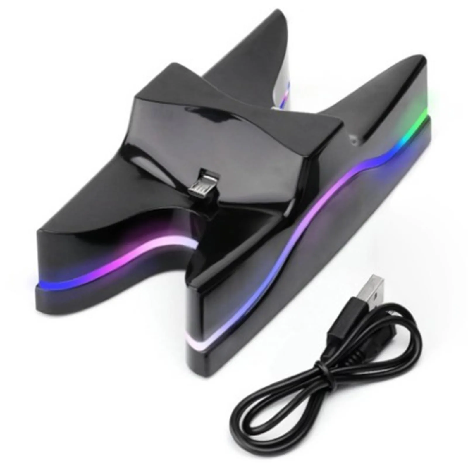 Caricabatterie Controller Incandescente Dualsense Dock Per Stazione Di Ricarica Ps4 Per Controller Dualshock 4/Playstation 4/Ps4/ Pro /Ps4 Slim