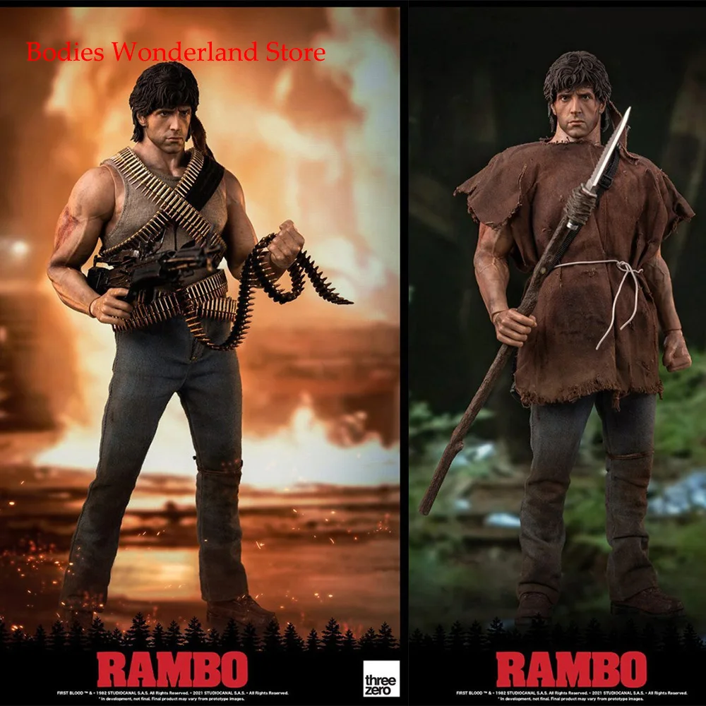 Threezero Muslim1/6 Scala Da Collezione John Rambo Outdoor Jungle Veterano Soldato Action Figure Con Arma Per I Regali Dei Fan