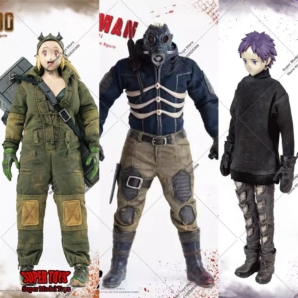 Originale 3A Threezero Muslim1/6 Scala Da Collezione Dorohedoro Personaggio Caiman Nikaido Ebisu Shin 12 Pollici Action Figure Modello