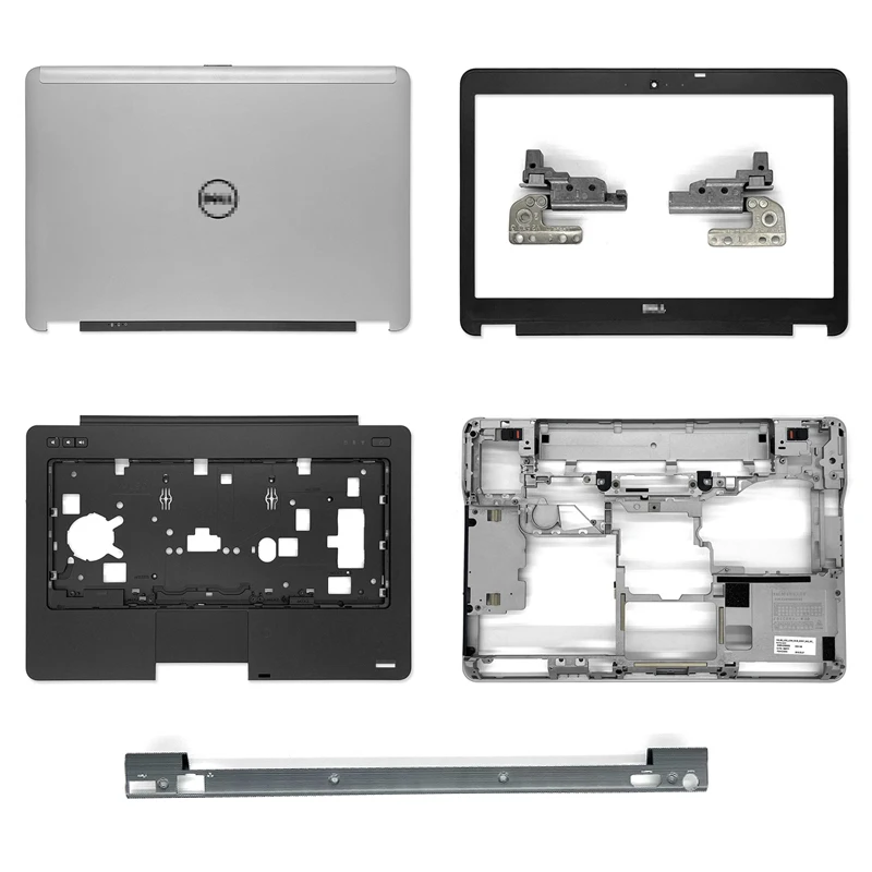 New Top Back Case For Dell Latitude E6440 Lcd Back Cover/Front Bezel/Hinges/Palmrest/Bottom Door Cover 07Vnn5 099F77 Non Touch