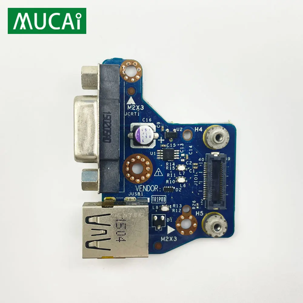 Scheda Usb Vga Jack Per Dell Latitude E6440 Laptop Usb Ricarica Scheda Vga Val90 Ls-9938P