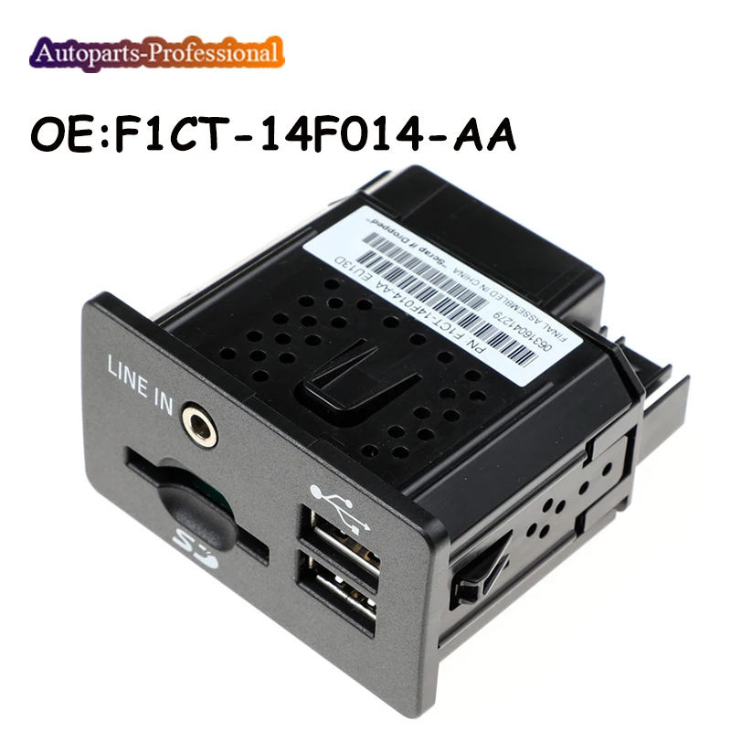 Accessori Auto Lettore Audio Presa Usb Nero Opaco Riparazione Auto Per Ford C-Max Transit Kuga F1Ct14F014Aa F1Ct-14F014-Aa
