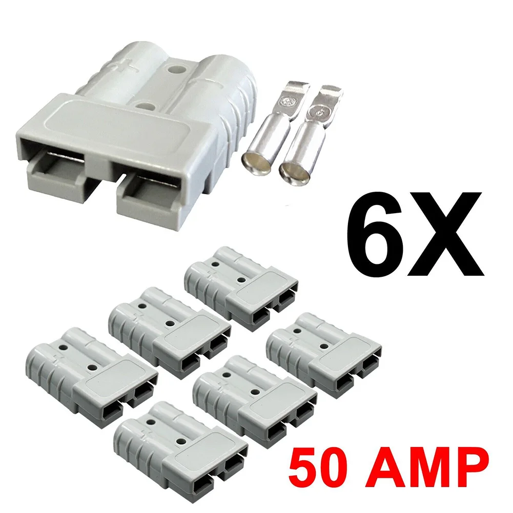 Connettore 50A Per Connettori A Spina Stile Anderson Dc Power Solar Caravan Presa Per Moto Accessori Per Adattatore Di Ricarica Della Batteria