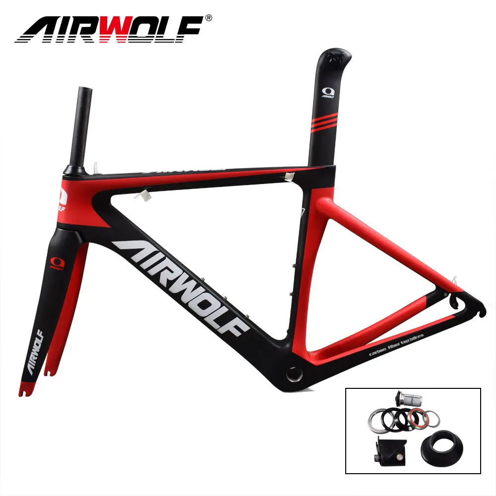 Telaio Airwolf Carbon Speed Bsa Bici Da Strada A Sgancio Rapido 130*9Mm Telaio Per Bicicletta 48/51/54/56Cm Adatto Per 700 * 23C