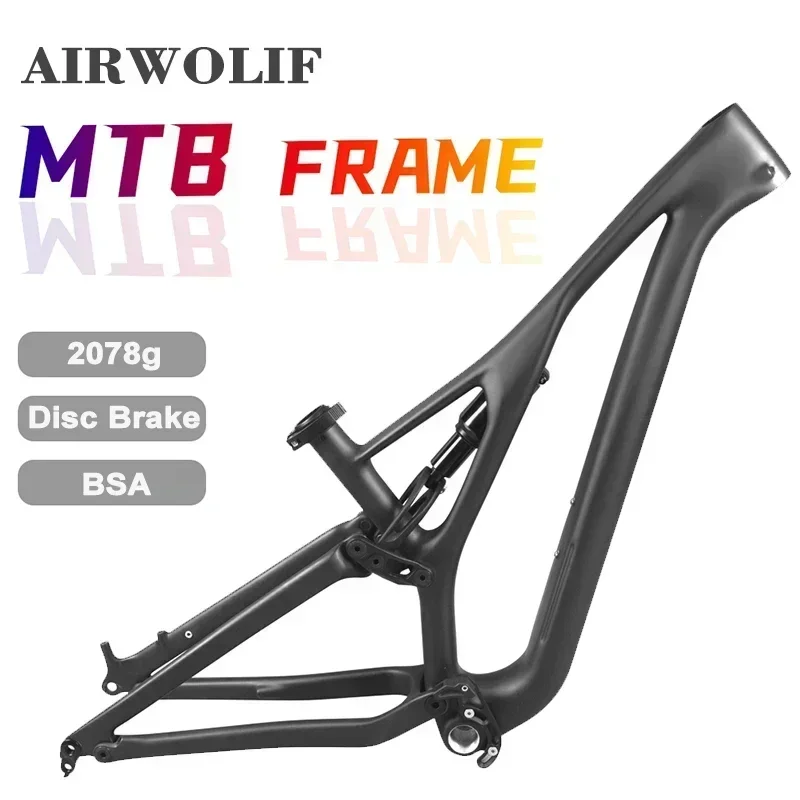 Airwolf T1000 Telaio Mtb In Carbonio 29Er Telaio Bici In Carbonio 29 Telaio Bici In Carbonio Da Montagna 148*12Mm Freno A Disco Telaio Bici