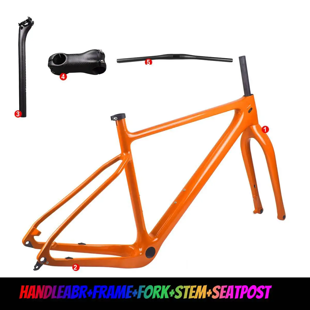 Telaio Mtb In Carbonio Airwolf 12X148Mm Boost 29Er Hardtail 29 Xc Telaio Per Bicicletta 15/17/19/21 Pollici Telai Per Mountain Bike Personalizzati