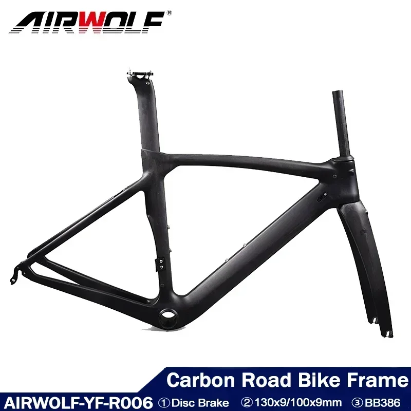 Telaio Da Strada In Carbonio Airwolf T1100 700 * 23C Telaio Per Bici In Carbonio Telaio Per Bici Da Strada Telaio Per Bici Con Freno A U In Carbonio 1
