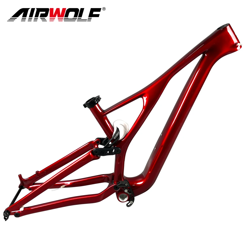 Telaio In Carbonio Airwolf Mtb 29 Telaio Per Mountain Bike A Sospensione Completa Bsa 148*12Mm Shock Travel 142Mm Racing Mtb Telaio Per Bicicletta M L