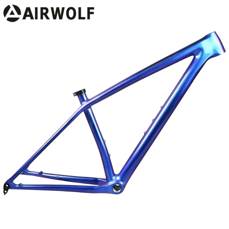 Airwolf T1100 Nuovo Design Chameleon Carbon Mtb Telaio Della Bicicletta 29Er 148*12Mm Xc Hardtail Thru Axle Carbon Mountain Bike Frameset