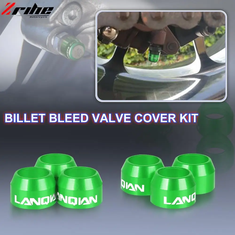 For Kawasaki Z1000Sx Z 1000 Sx Z750R Z750 R Z 750 R Abs Motorcycle Cnc Caliper Master Cylinder Part Billet Bleed Valve Cover Kit
