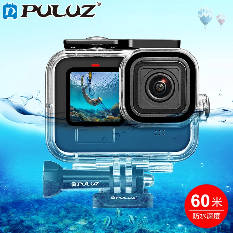 Puluz 60M Custodia Impermeabile Per Gopro Hero 12 11 10 9 Custodia Subacquea Per Accessori Gopro Hero12 Hero10 11