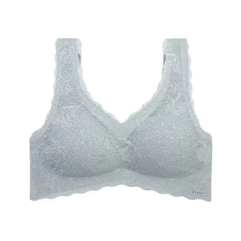 Kissy Authentic Platinum Collection Bra Sexy Lace Suspenders Underwear Undergirdle Vest Latex Pad Set