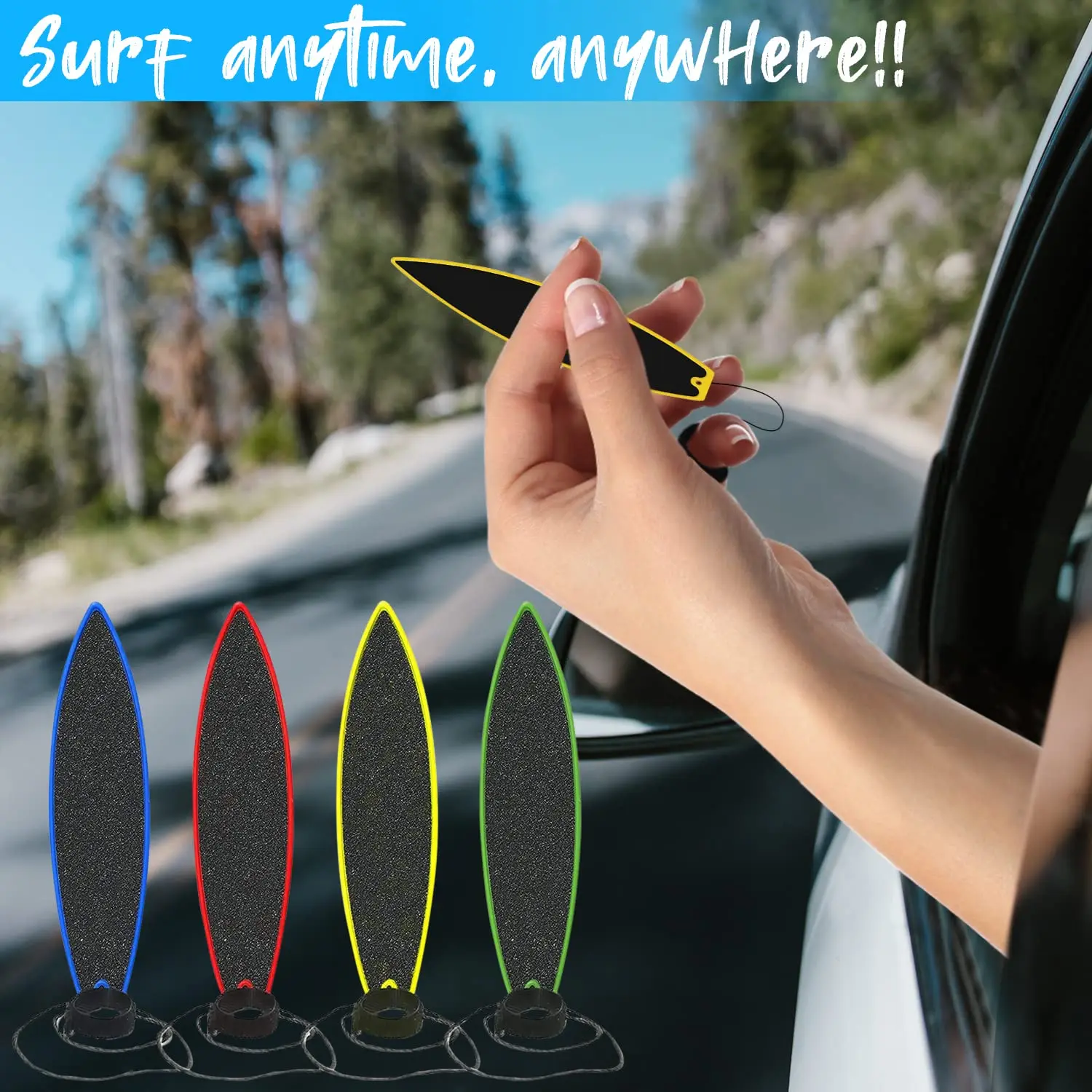 2023 Finger Surfboard Wind Surfing Toys Tavola Da Surf Safe Abs Skate Finger Scooter Boarding Party Toys For Kids Birthday Gift