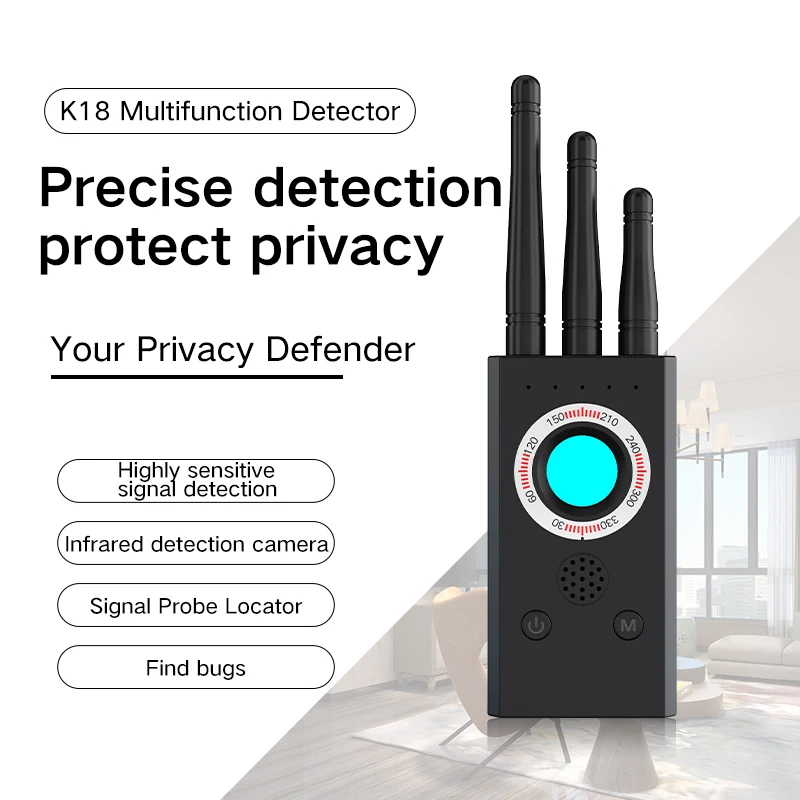 Rilevatore Di Telecamere T16 Anti Candid Cam Protection Obiettivo Wireless Scanner Di Segnale Rf Localizzatore Gps Spy Bug Garget Finder