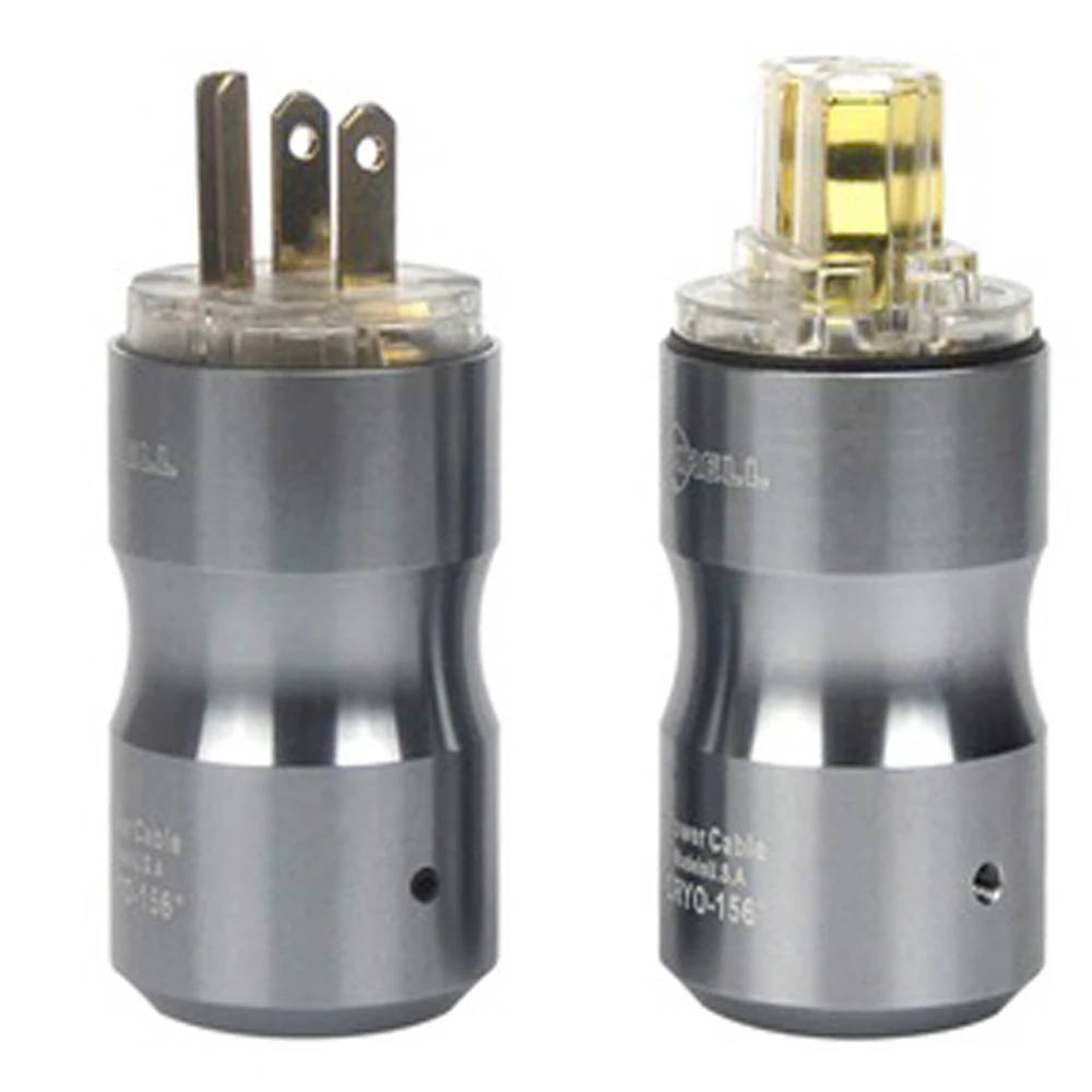 Adattatore Audio Hifi In Lega Di Alluminio Connettore Krell Cryo 156 Spina Di Alimentazione Iec
