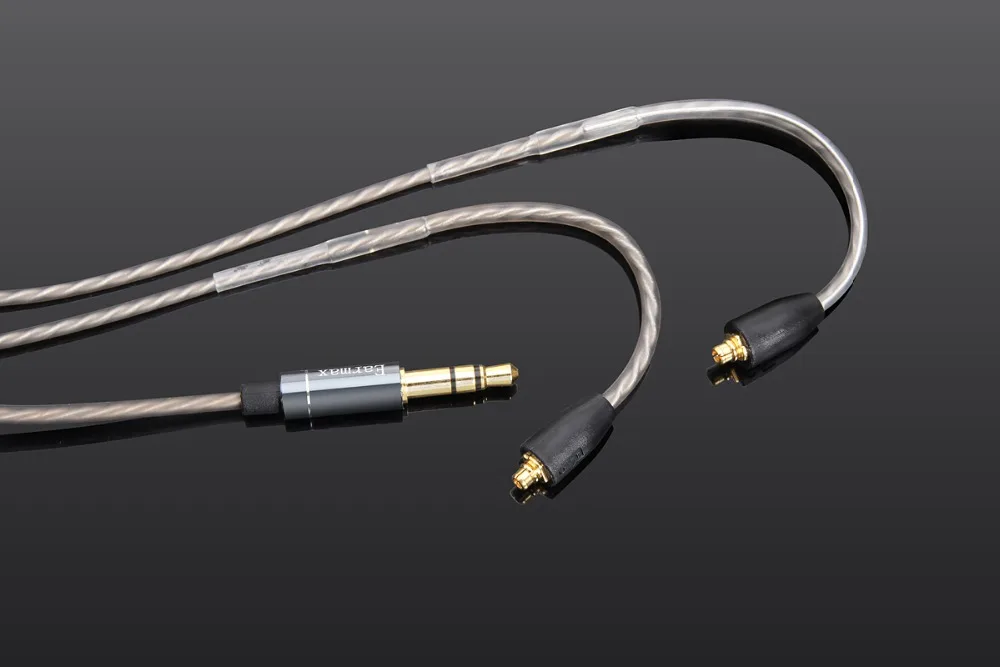 Aggiornamento Argento Placcato Cavo Audio Per Fiio F5 F9 F9Se F9Pro Fh1 Fh5 Fa7 Fa1 Fh7 Fh5S Auricolare