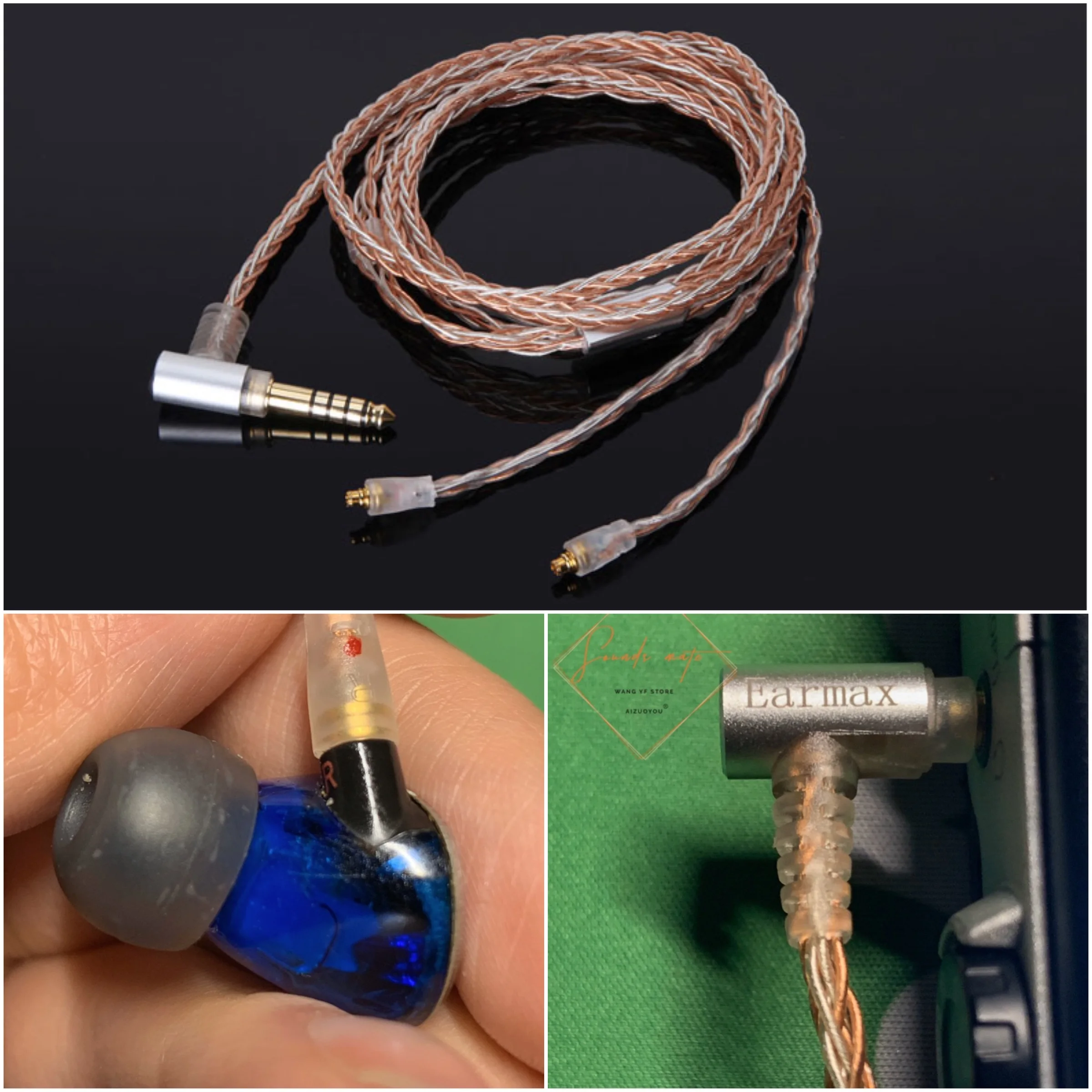 Cavo Occ Hifi Cavo Audio Linea 2.5Mm 3.5Mm 4.4Mm Spine Bilanciate Per Fiio F5 F9 F9Se F9Pro Fh1 Fh5 Fa7 Fa1 Fh7 Monitor In-Ear