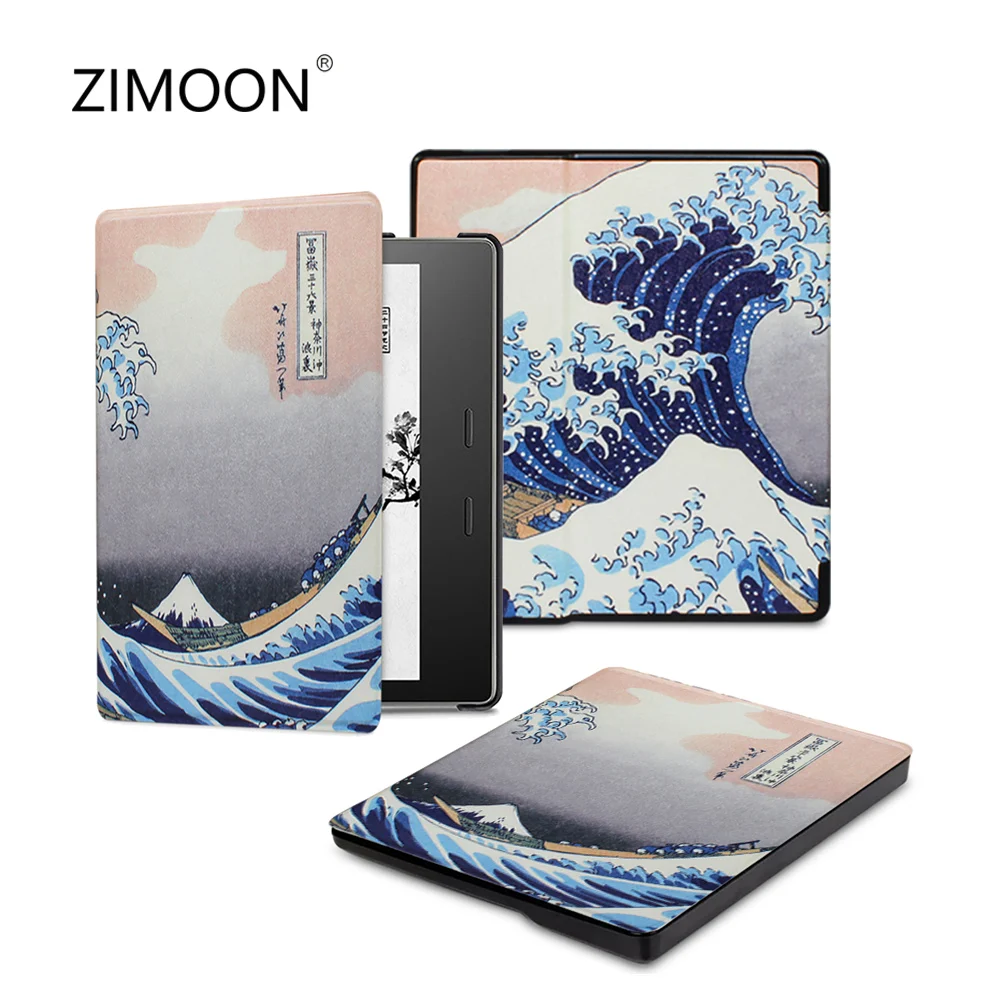 Per Kindle Oasis 2/3 Smart Case Custodia In Pelle Pu Con Stampa Per Kindle Oasis 10Th 2019 Custodia Protettiva Per Kindle Oasis 9Th 2017