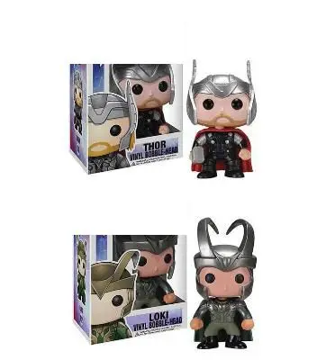 Funko Pop Avengers Marvel Hero Thor 01 # Loki 02 #10Cm Collezione Action Figure Giocattoli Regali Per Bambini